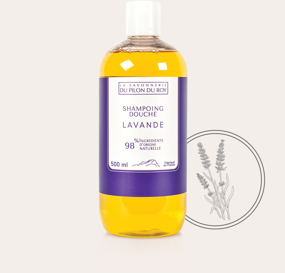 Lavender Shower Gel Shampoo 500ml