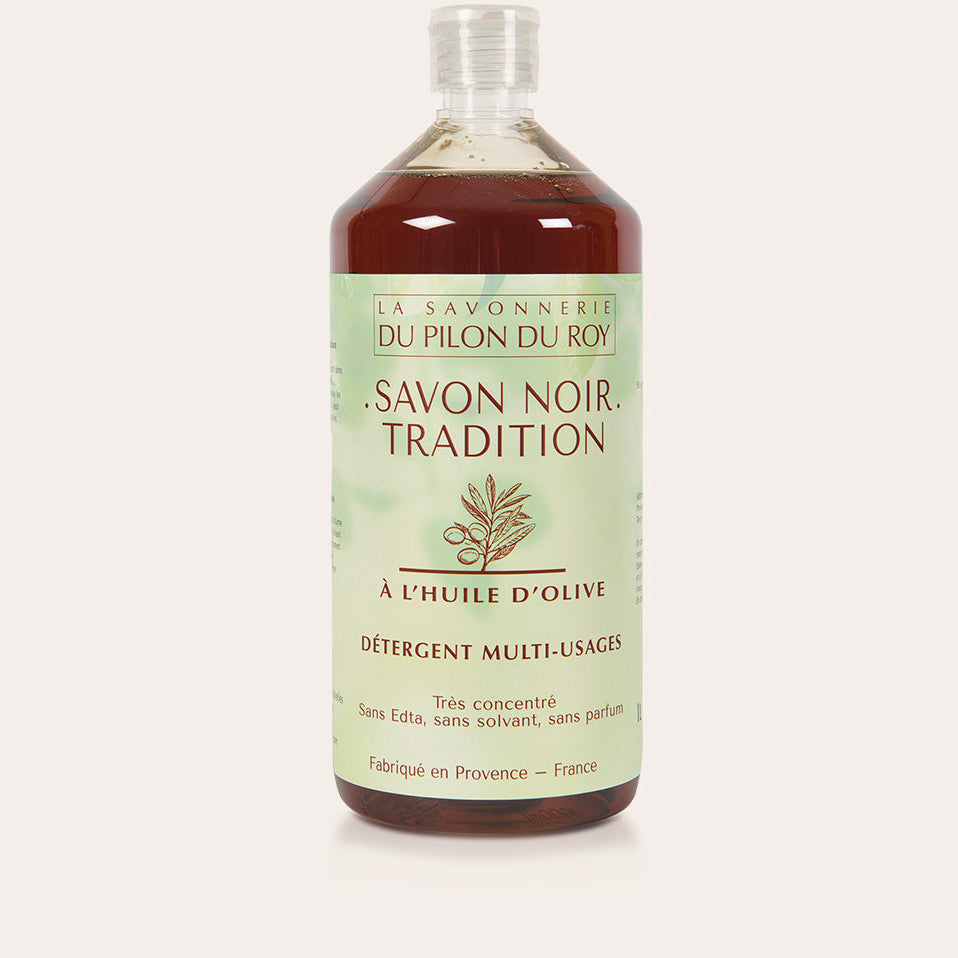 Household Black Soap with Olive Oil (1 L / 33.8 fl oz)