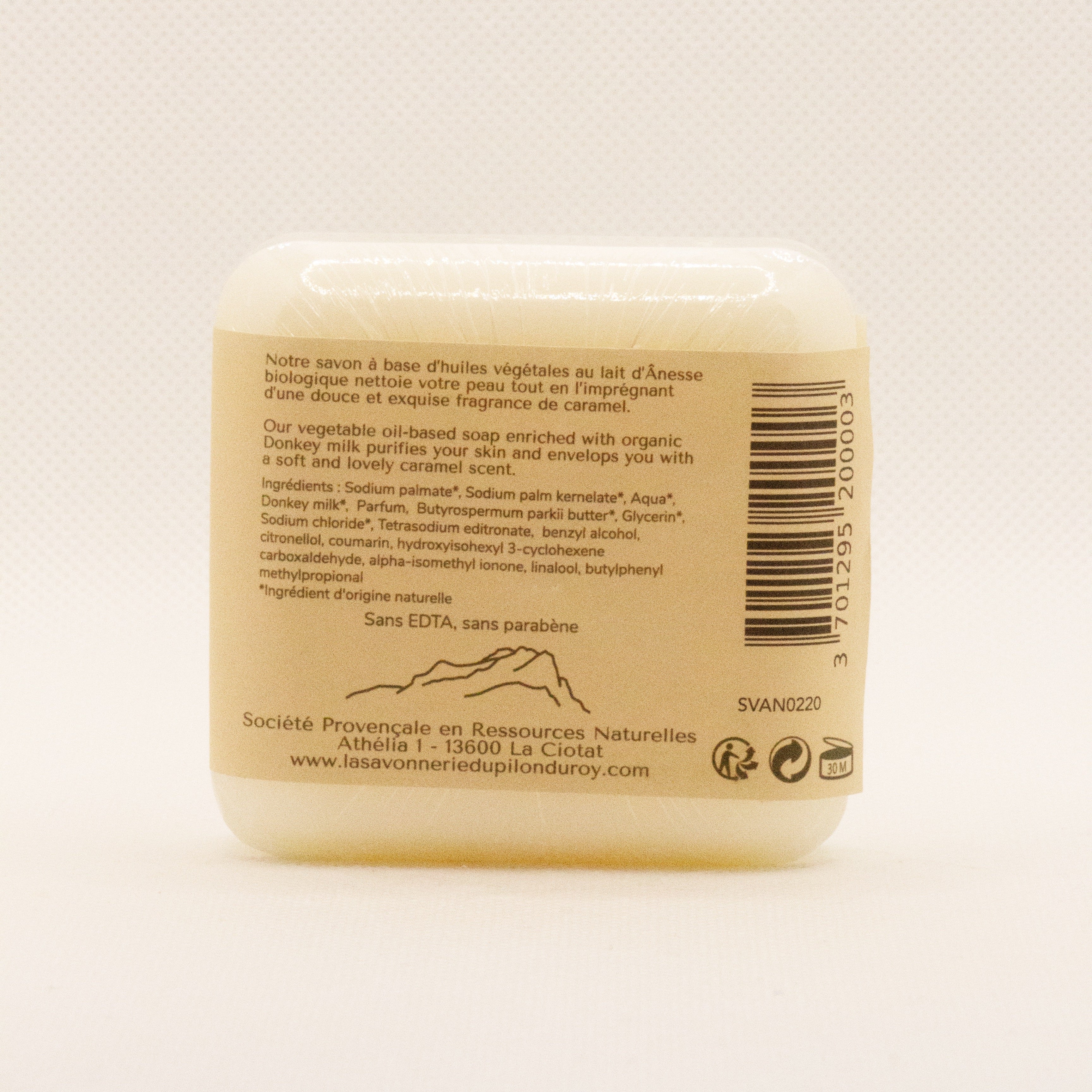 Savonnette Lait d'ânesse 125 g